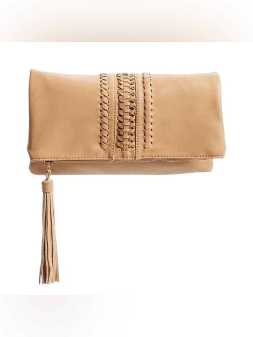 Nordstrom Fold-Over Tassel Clutch - Picture 6 of 8